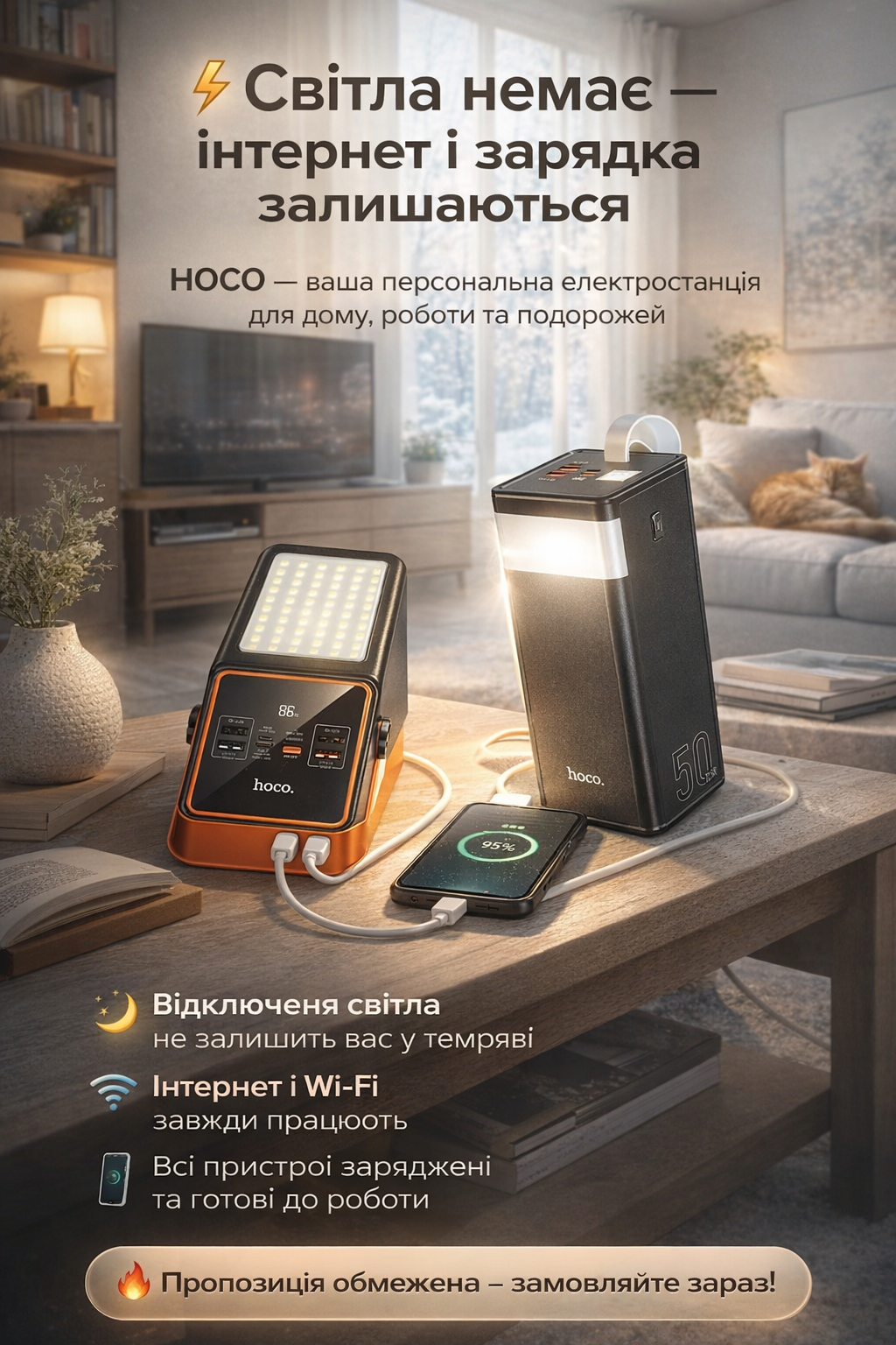 Павербанк HOCO